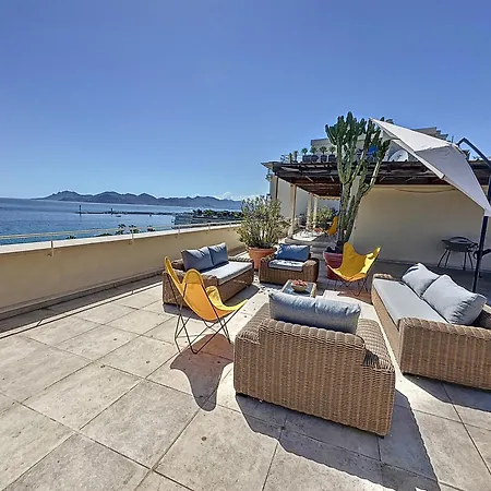 Rba7 - Exceptionnel Solarium Avec Vue Mer, 3 Διαμέρισμα Κάννες